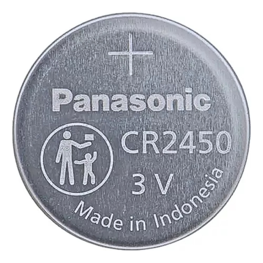 01 Pilha Bateria Botão Cr2450 3v Panasonic - 1 Unidade