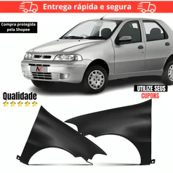 Paralama Dianteiro Palio G2 Siena 2001 2002 2003 2004 2005 2006 2007 Para Lama Curvao