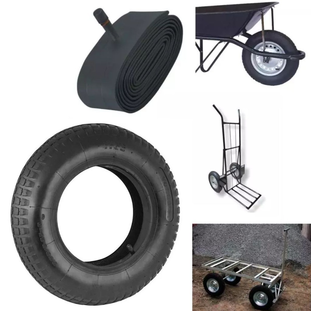 Pneu + câmara de ar Para Carrinho de mao – Alta Performance | Envio Rápido | Profissional