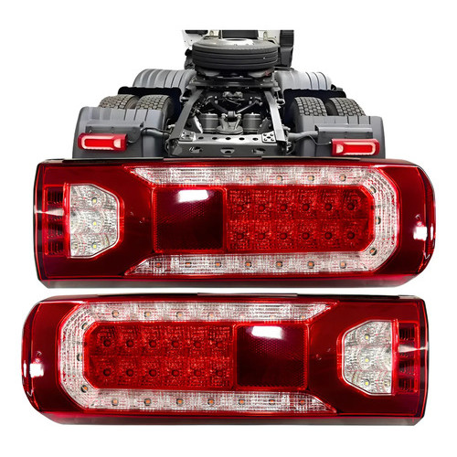 Par Lanterna Traseira New Actros Led Bivolt