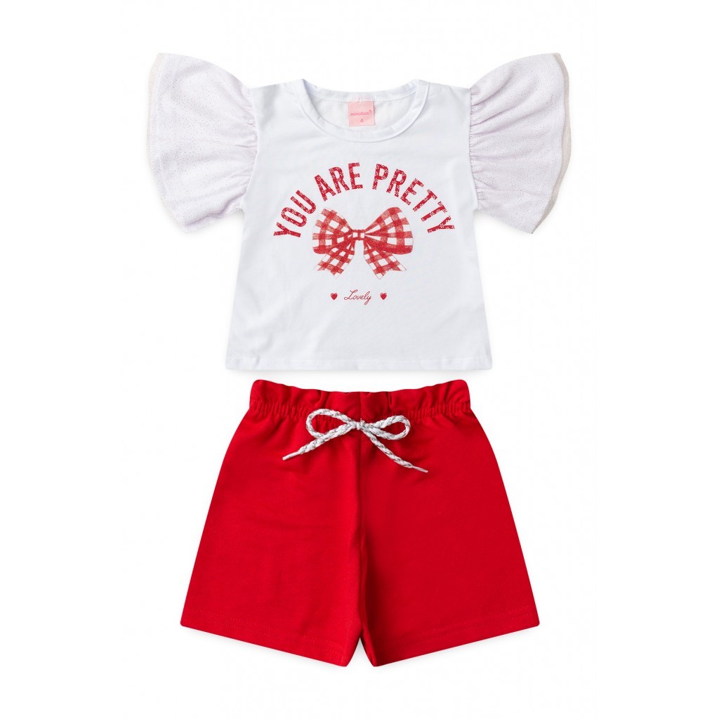 Conjunto Infantil Feminino Pequena Delicadeza em Oferta na Shopee