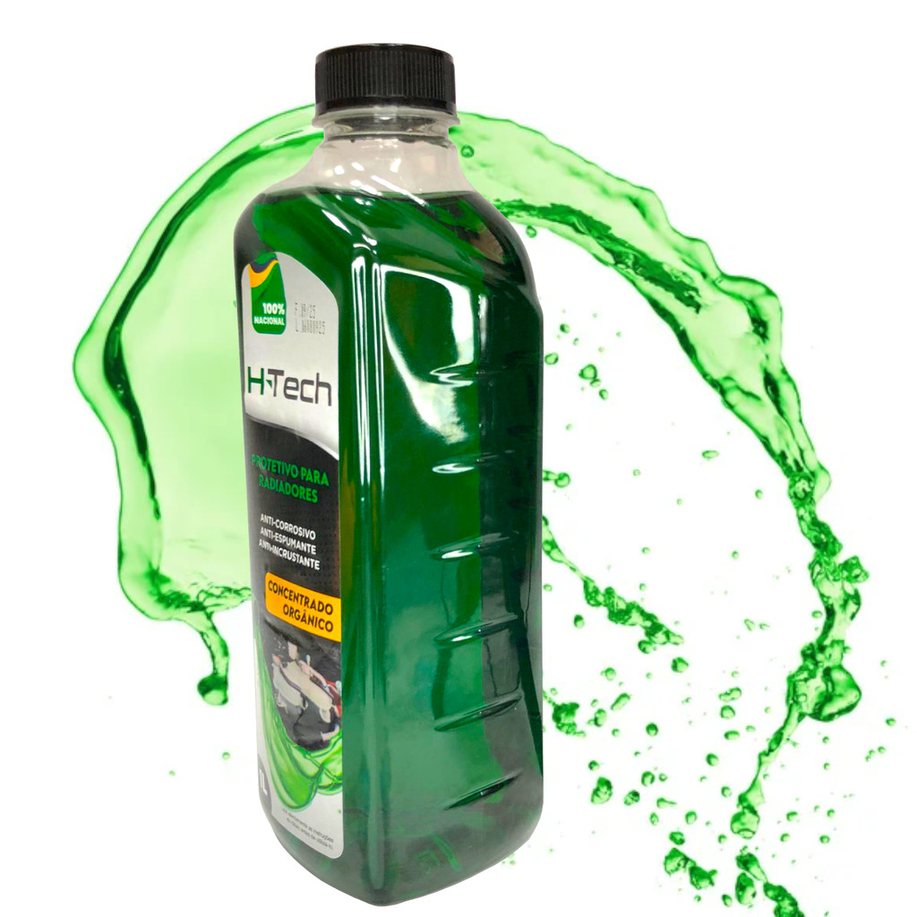 Detalhes do Aditivo Protetivo Concentrado Orgânico Para Radiador Hitech 1 Litro Verde