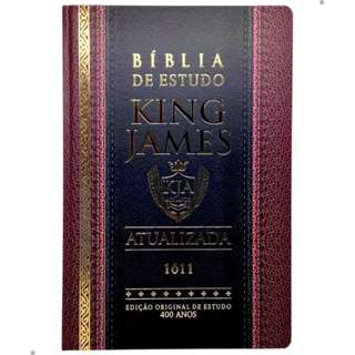 Bíblia De Estudo KJA King James Atualizada Letra Hipergigante Capa Dura tradicional em Oferta na Shopee
