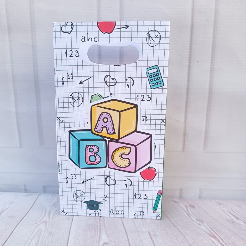 Sacolinhas FORMATURA ABC- Sacola para lembrancinha de aniversário infantil - Pegue e Monte