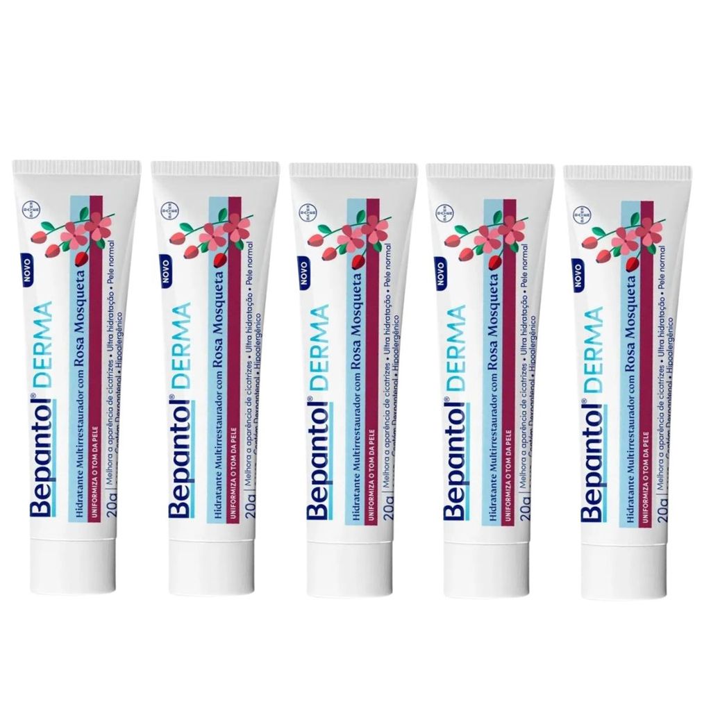 Hidratante Multirestaurador Rosa Mosqueta 5un Bepantol Derma em Oferta na Shopee
