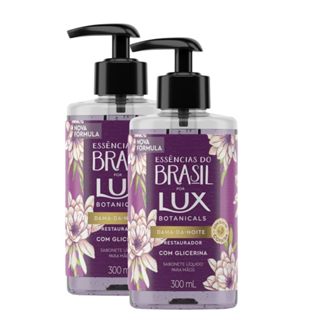 Kit 2 Sabonete Liquido Lux Essências do Brasil Dama-da-Noite 300 ml em Oferta na Shopee