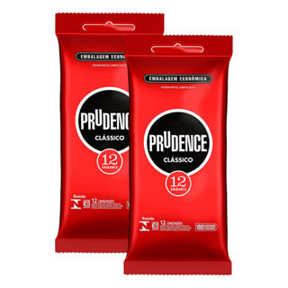 Kit 2 Preservativo Prudence 12 Unidades em Oferta na Shopee