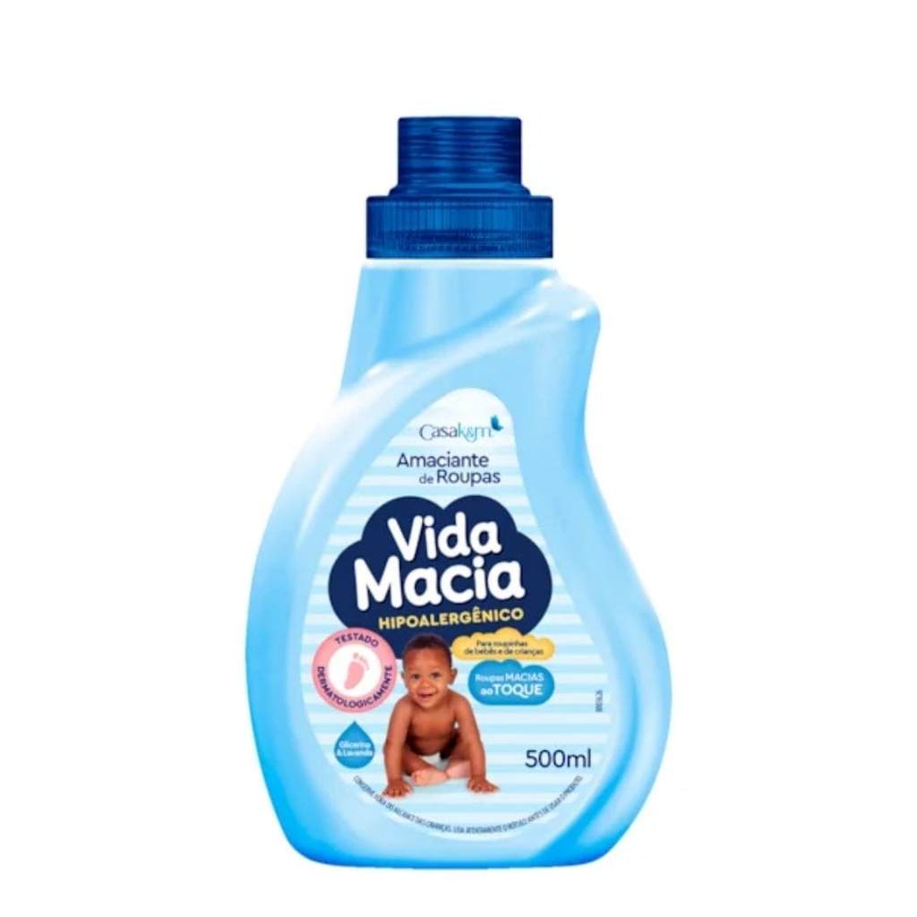 AMACIANTE GLICERINA E LAVANDA 500ML VIDA MACIA em Oferta na Shopee