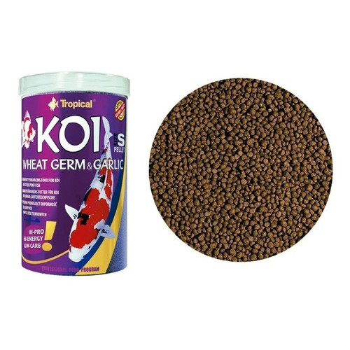 Ração Tropical Com Alho Sm Pellet 320g Para Carpas