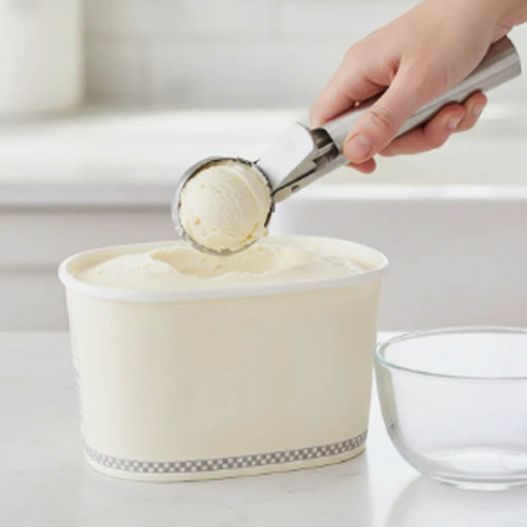 Colher Concha Pegador Sorvete Ejetor Bola Inox Profissional Sobremesa Açai Boleadora Sorveteria em Oferta na Shopee