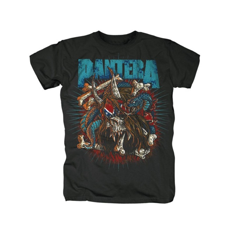 Music.Soul Camiseta Unissex Pantera Groove Metal Cowboys From Hell Classico Estampada Confortavel Estilosa Autentica