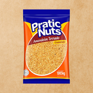 Amendoim Torrado Granulado Pratic Nuts 1,005KG Sabor Inigualável em Oferta na Shopee