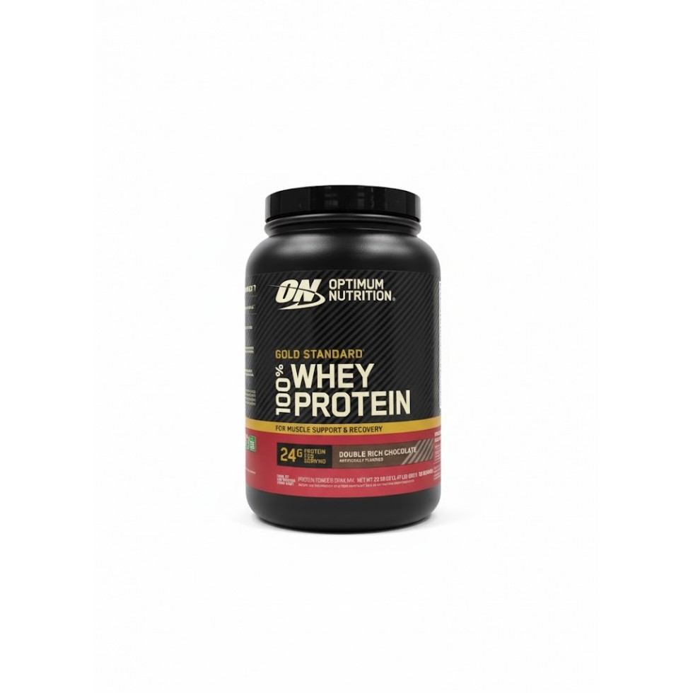 100% Whey Protein Gold Standard (669g) - Sabor: Double Rich Chocolate