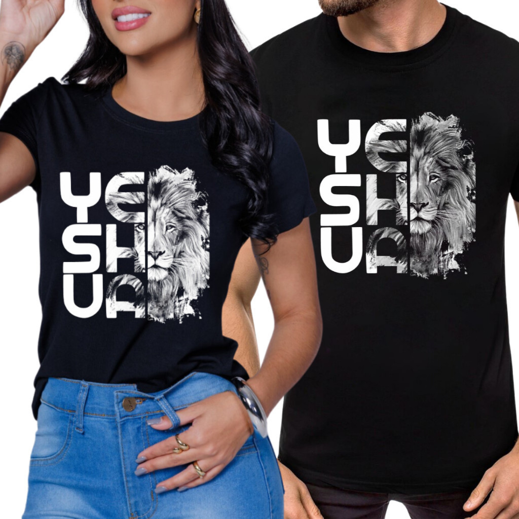 Kit Casal Mozão Camiseta Masculina e Feminina Moda Cristã Faby shop moda