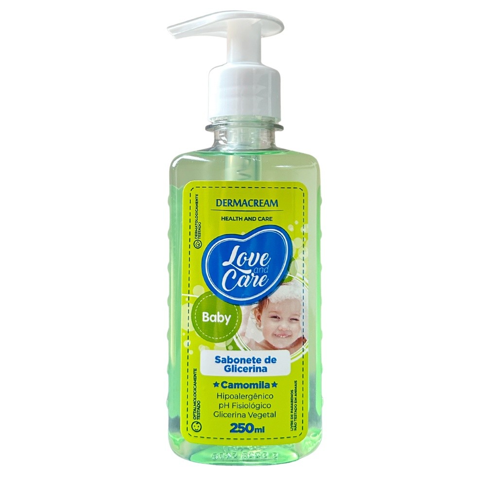 Sabonete Líquido Love & Care Baby Camomila Dermacream 250ML