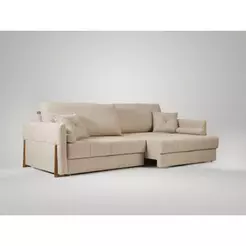 Sofá Orfeu 2,30m sem caixa, Retrátil e Reclinável Linho Premium Creme - NETSOFAS