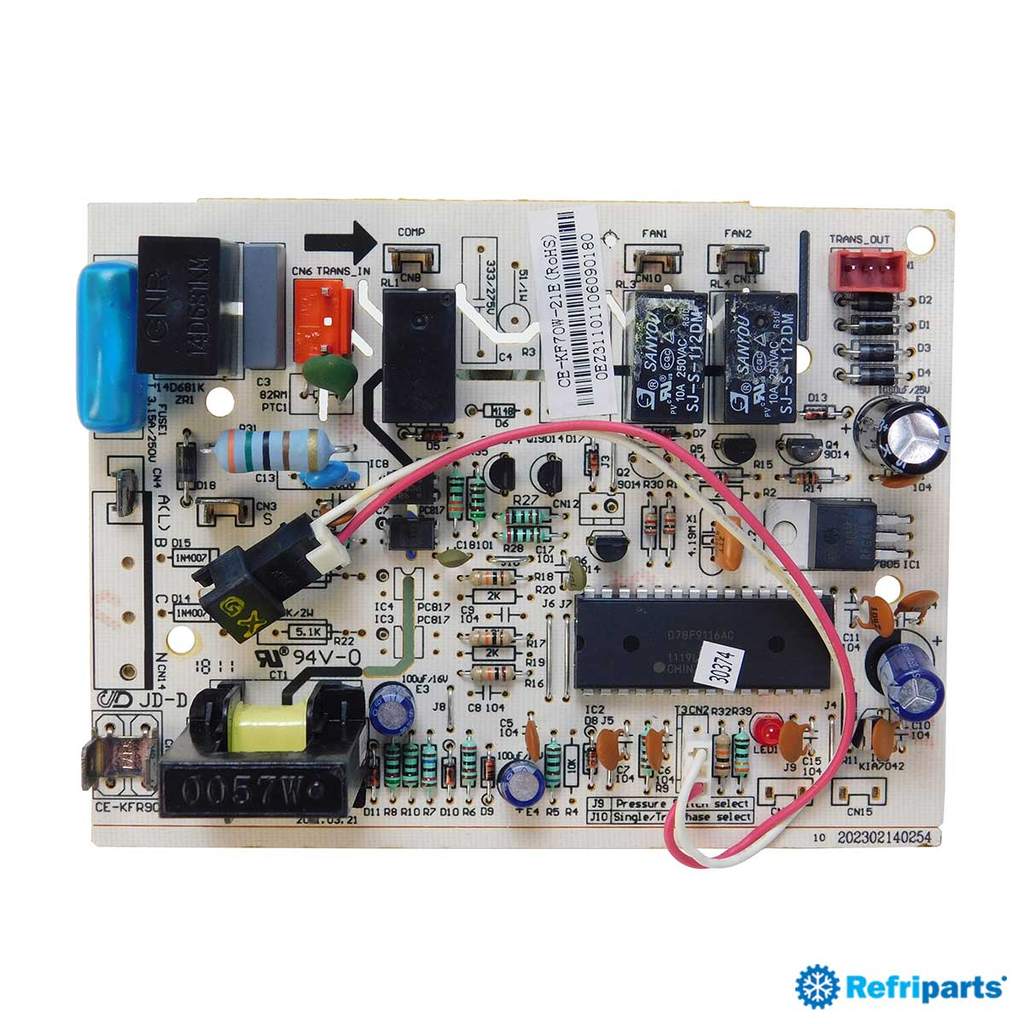 Placa Eletrônica Condensadora Midea 830108077; 201335490001