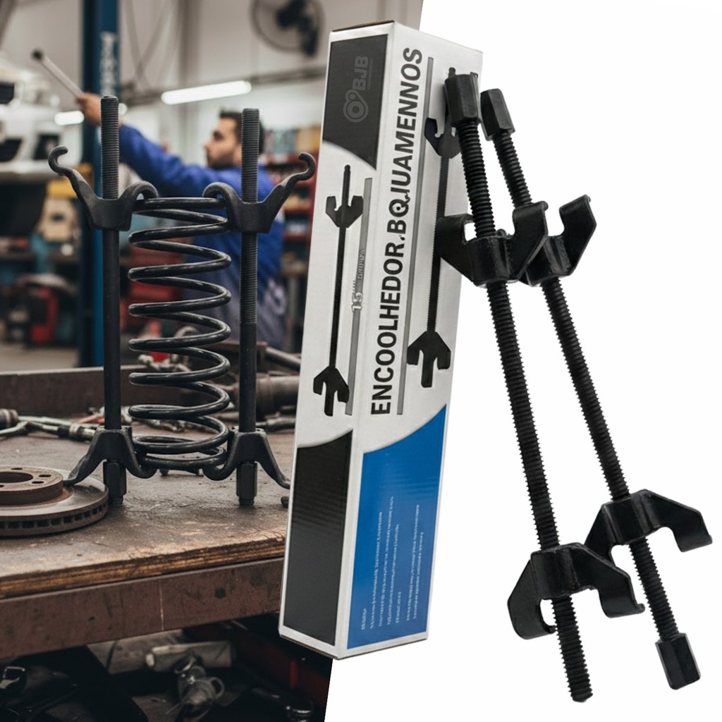 Encolhedor  Molas em Aço Universal Automotiva Compressor Molas Amortecedores Suspensão Dianteira Encaixe 1/2