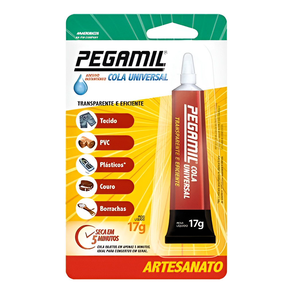 Cola Universal Para Artesanato Pegamil 17g em Oferta na Shopee