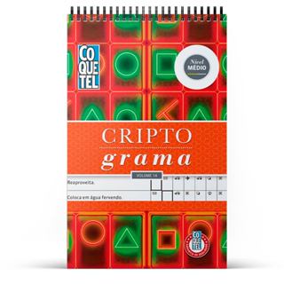 Livro Coquetel Espiral Criptograma | Vol.14 | Nível Médio em Oferta na Shopee