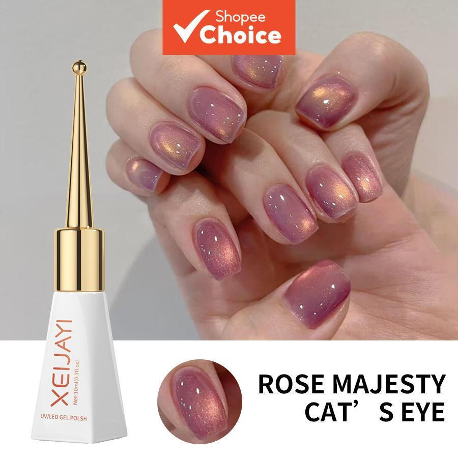 9D Rose Majesty Cat Eye UV Gel Polonês , Verniz Magnético Para Nail Art , Lâmpada Necessária/LED