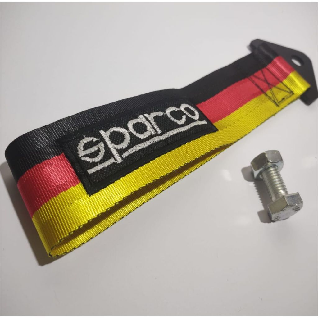 Detalhes do Tow Strap Sparco Cinta De Reboque Bordado