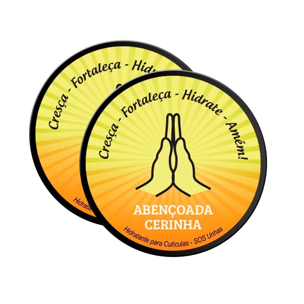 Kit 2 Abençoada Cerinha Hidratante para Cutículas Top Beauty SOS Unhas 6g em Oferta na Shopee
