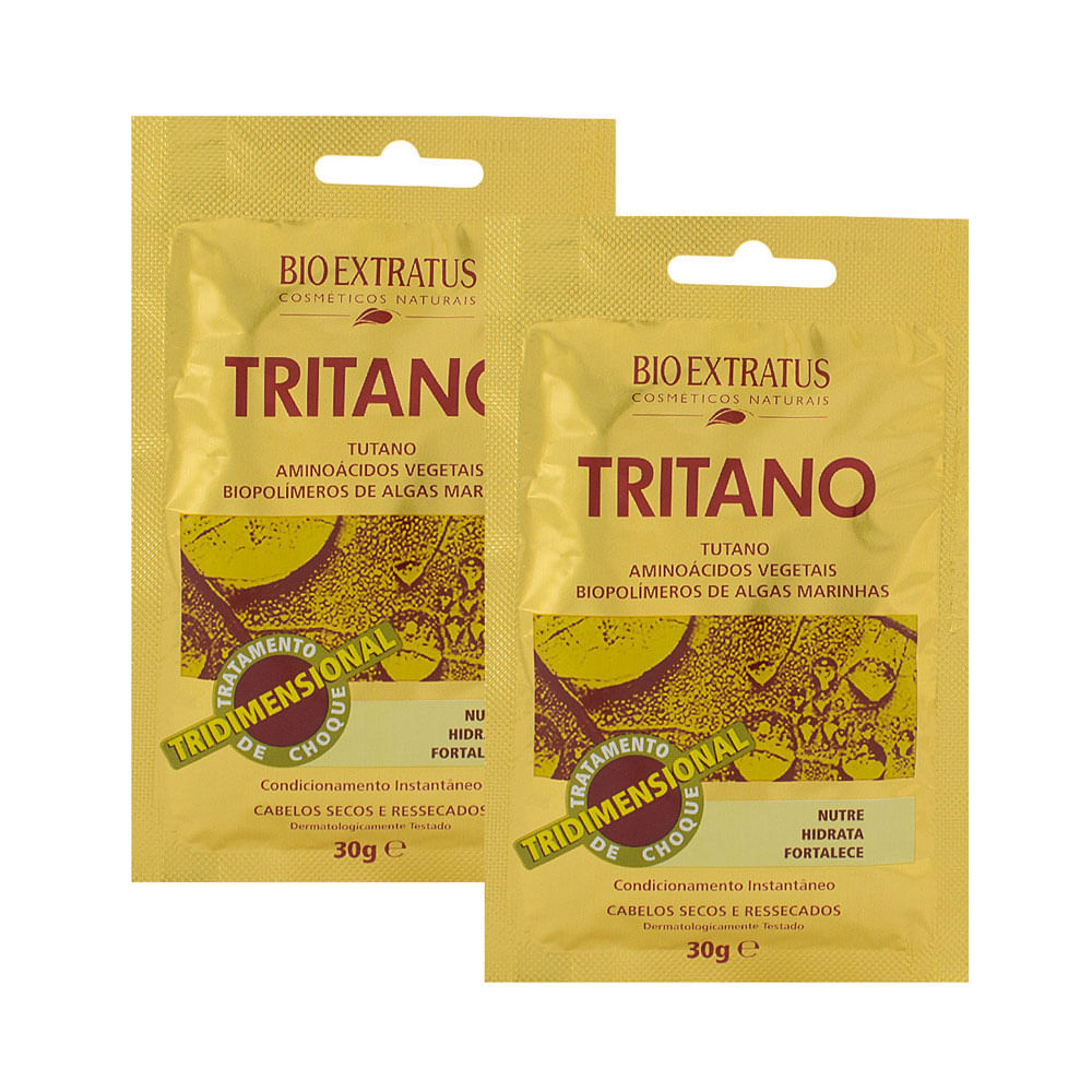 Kit 2 Creme de Tratamento Bio Extratus Tritano Sachê com 30g em Oferta na Shopee
