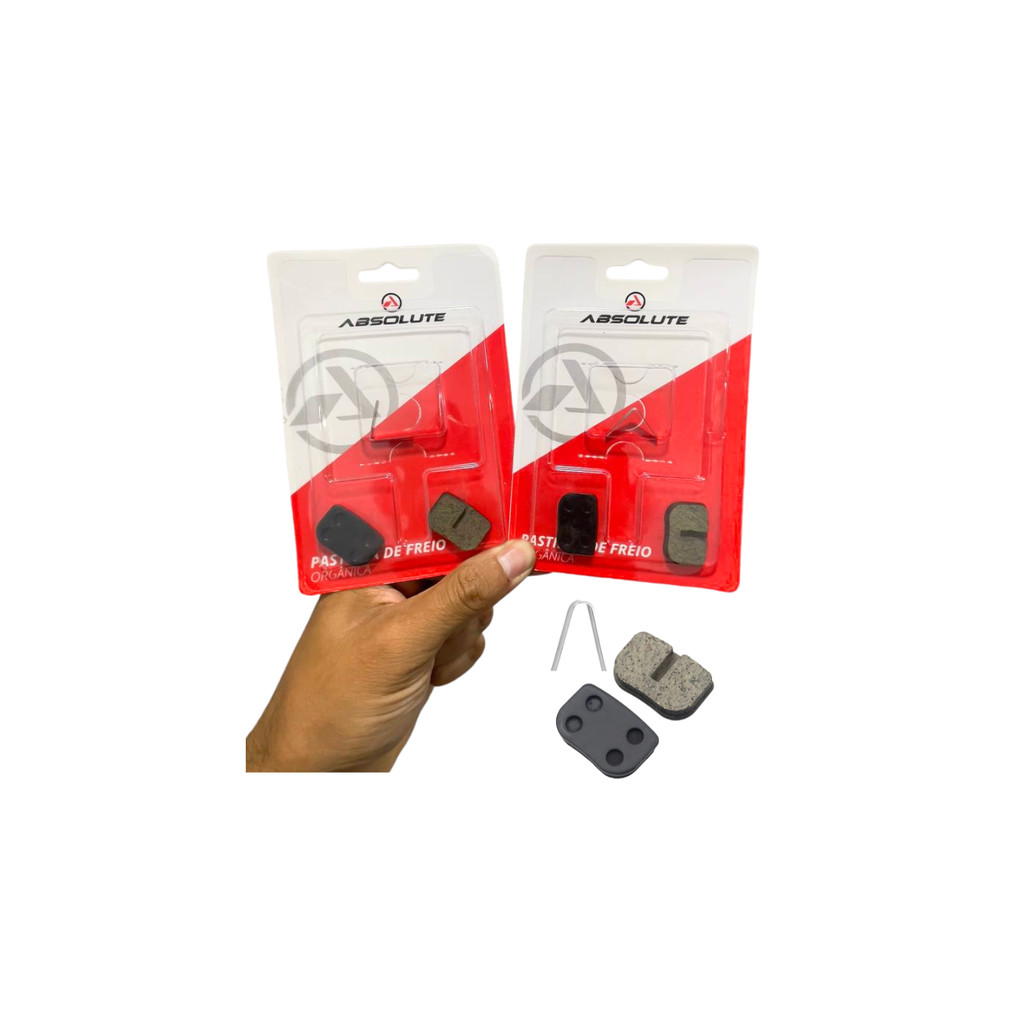 2 Par Pastilha Freio Disco Bike Abs-10a Caloi Gtsm1 Walk