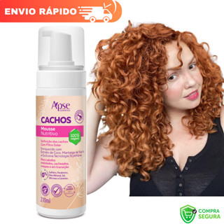 Mousse Nutritivo Cachos Apse Apice - Definição e Filtro Solar 210ml em Oferta na Shopee