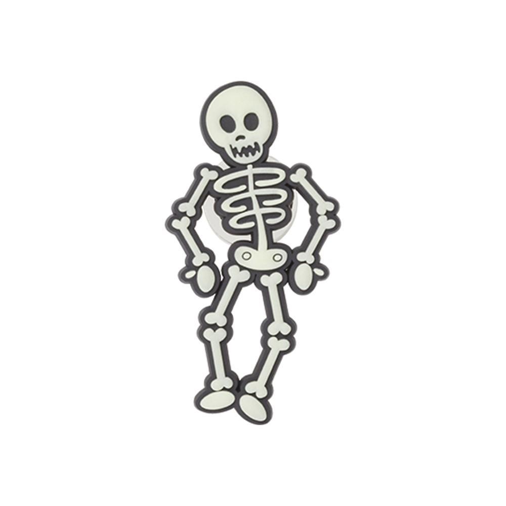 Jibbitz™ Esqueleto Brilha no Escuro Único em Oferta na Shopee