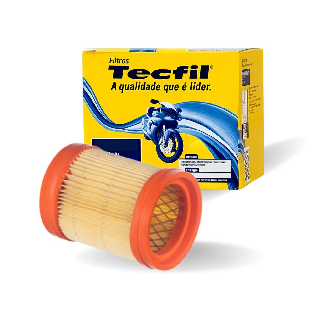 Filtro Ar Moto Cg Sport Titan 150 ES ESD KS 2004 ate 2009 Gasolina Tecfil