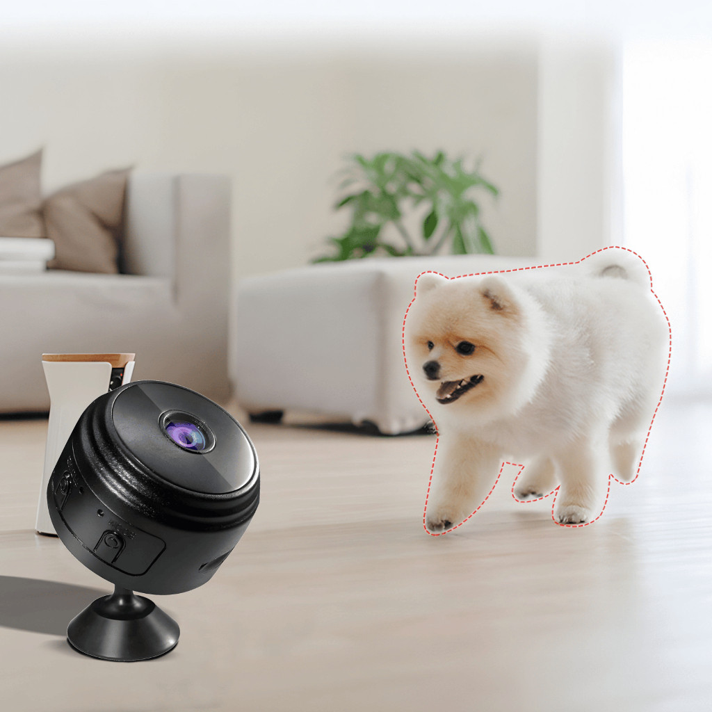 Câmera A9 Mini HD com Sensor de Presença Wi-Fi 110V e Suporte para Encaixe Alex — imagem 2 de 2