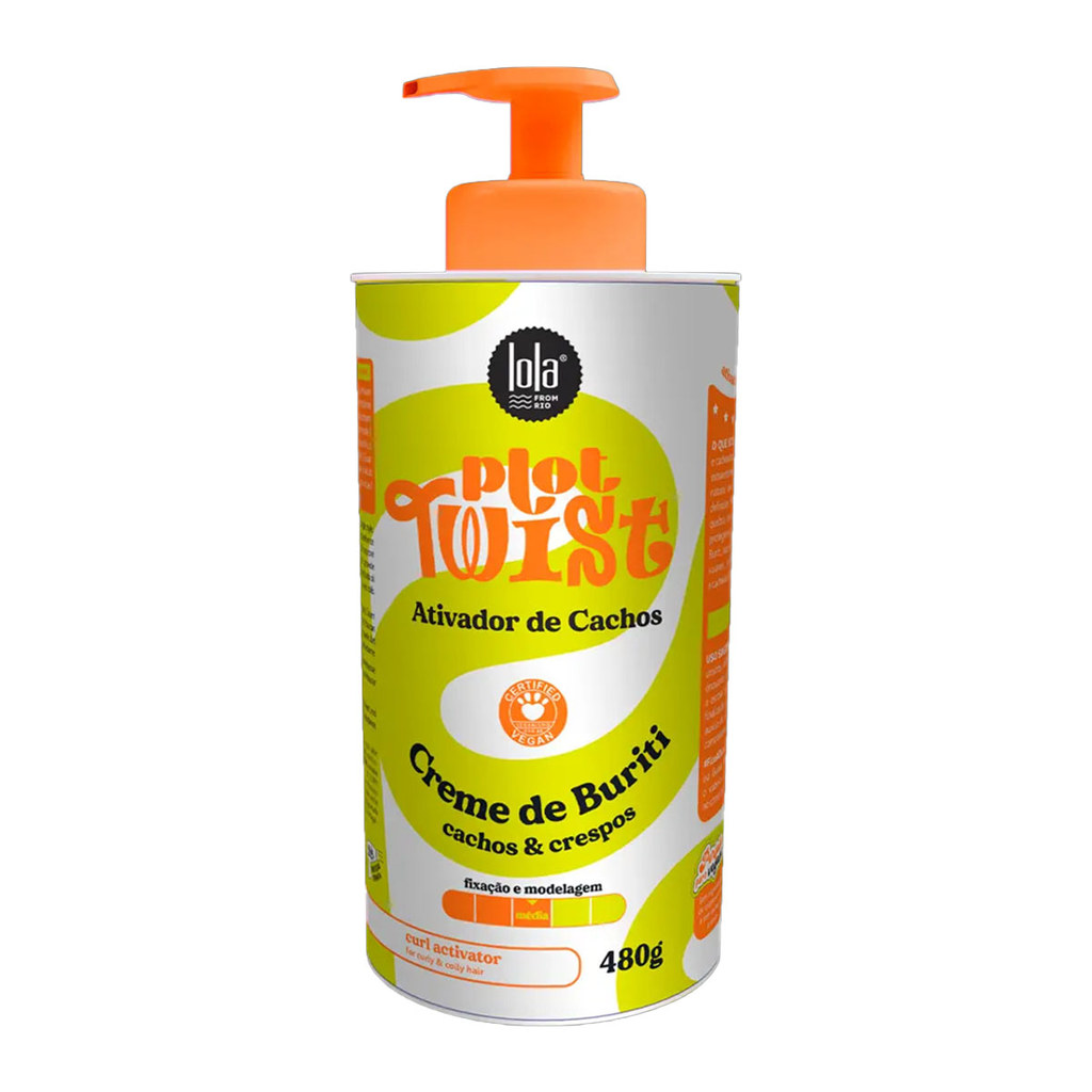 Creme Ativador De Buriti Lola Cosmetics Plot Twist 480g em Oferta na Shopee
