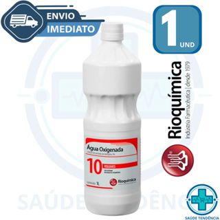 Água Oxigenada 10 Volumes de 1 Litro Rioquímica em Oferta na Shopee