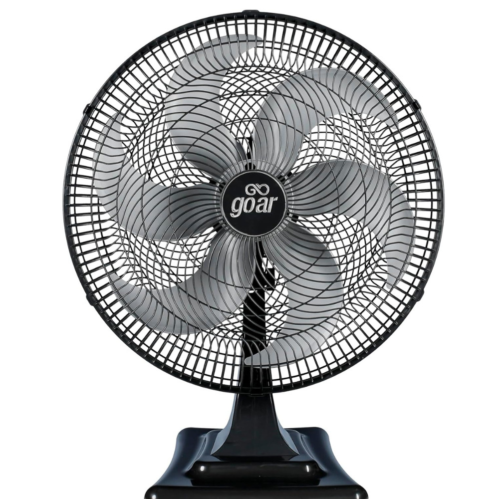 Ventilador De Mesa 50 Cm 6 Pás c/ 3 Vel. Vt50mc Preto