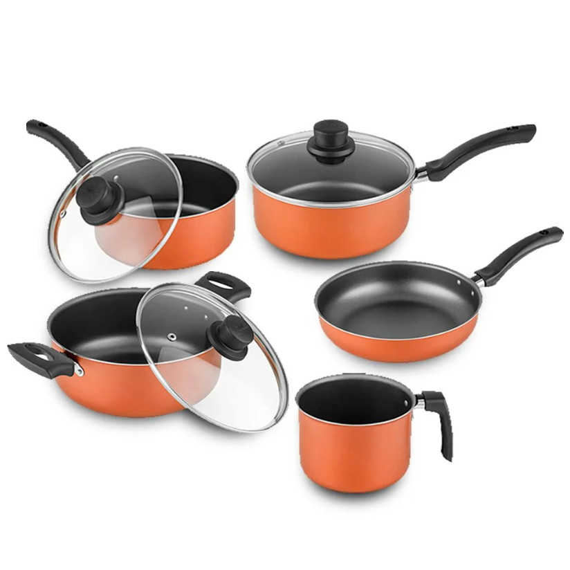 Conjunto de Panelas Antiaderentes 5 Peças Santiago Eirilar Conjunto Panelas para Cozinha Antiaderente