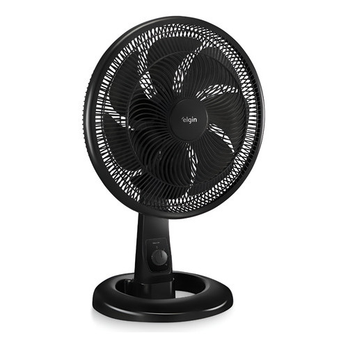 Ventilador De Mesa Elgin Breeze Air Preto 40cm 7 Pás 7 60hz 40 Cm Preto Preta Plástico - 127v
