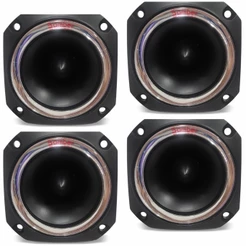 Kit 4 Alto Falantes Compacto mini Tweeters Bomber PST 001 150 Watts RMS 8 Ohms