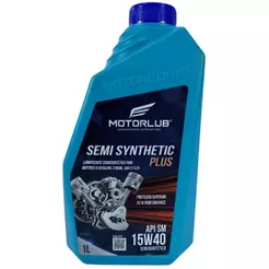 Oleo Motor Motorlub 15W40 Api Sm Semi Sintético 1L