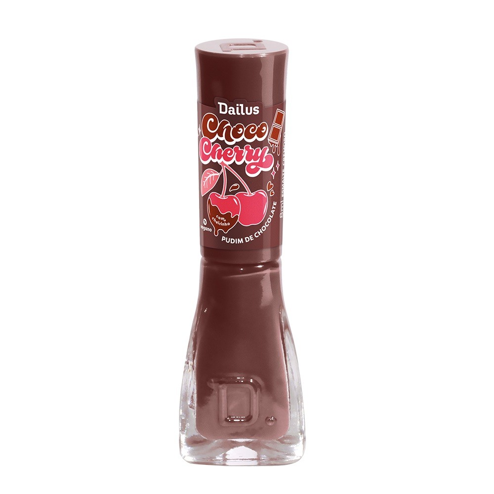 Esmalte Choco Cherry - Pudim de Chocolate Dailus