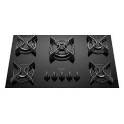 Cooktop à Gás 5 Bocas Dako Supreme Tripla Chama Preto Bivolt