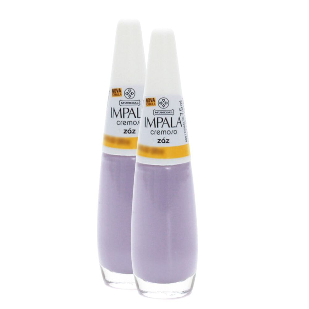 Kit 2 Esmalte Impala Cor Zaz com 7,5ml em Oferta na Shopee