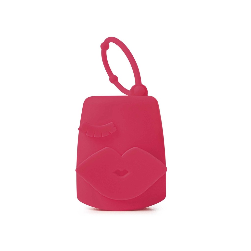 CUIDE-SE BEM CAPINHA BOCA VERMELHA EM SILICONE em Oferta na Shopee