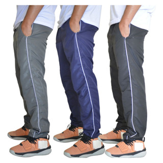 Combo 3 Calças Tactel Masculinas Fitness 3 Bolsos Entrega Imediata em Oferta na Shopee