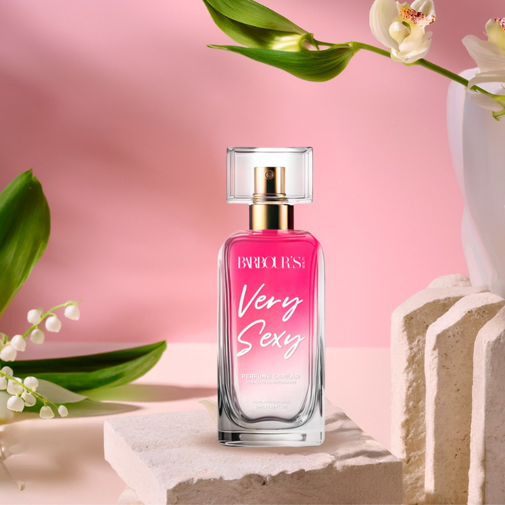 Perfume Capilar Barbours Finalizador Very Sexy 50ml Hidratante Capilar Condicionador