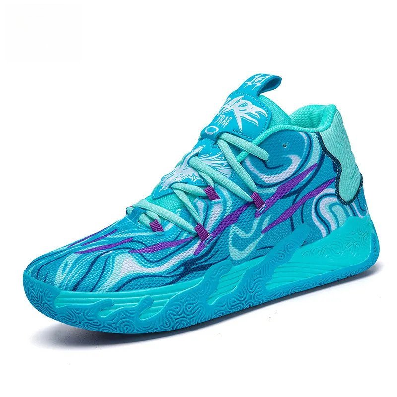 Tênis de basquete masculino feminino amortecimento voleibol sapatos esportivos tênis de corrida em Oferta na Shopee