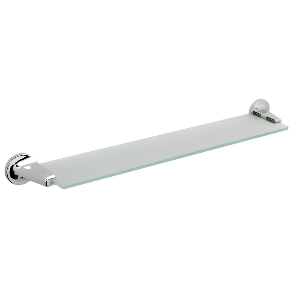 Prateleira Blukit POP Cromada Vidro 50 cm Liga Cobre - 291105