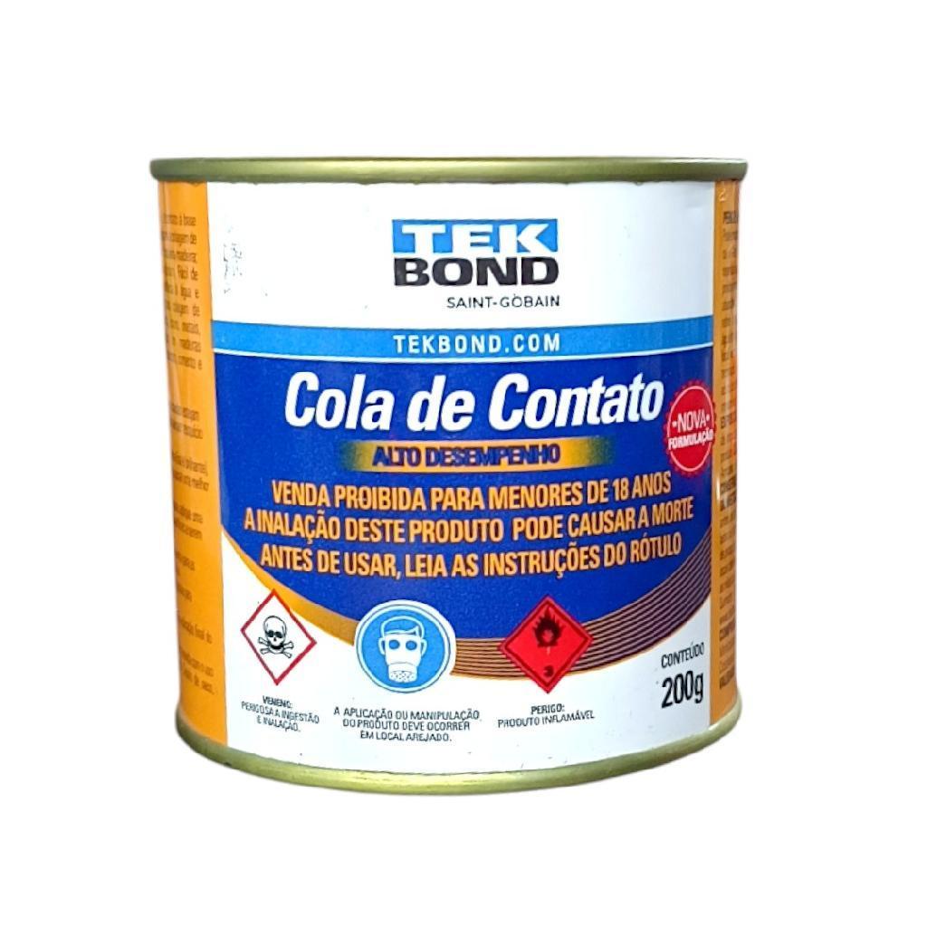 Cola Contato Adesivo Tek Bond 200g Sapateiro Marceneiro