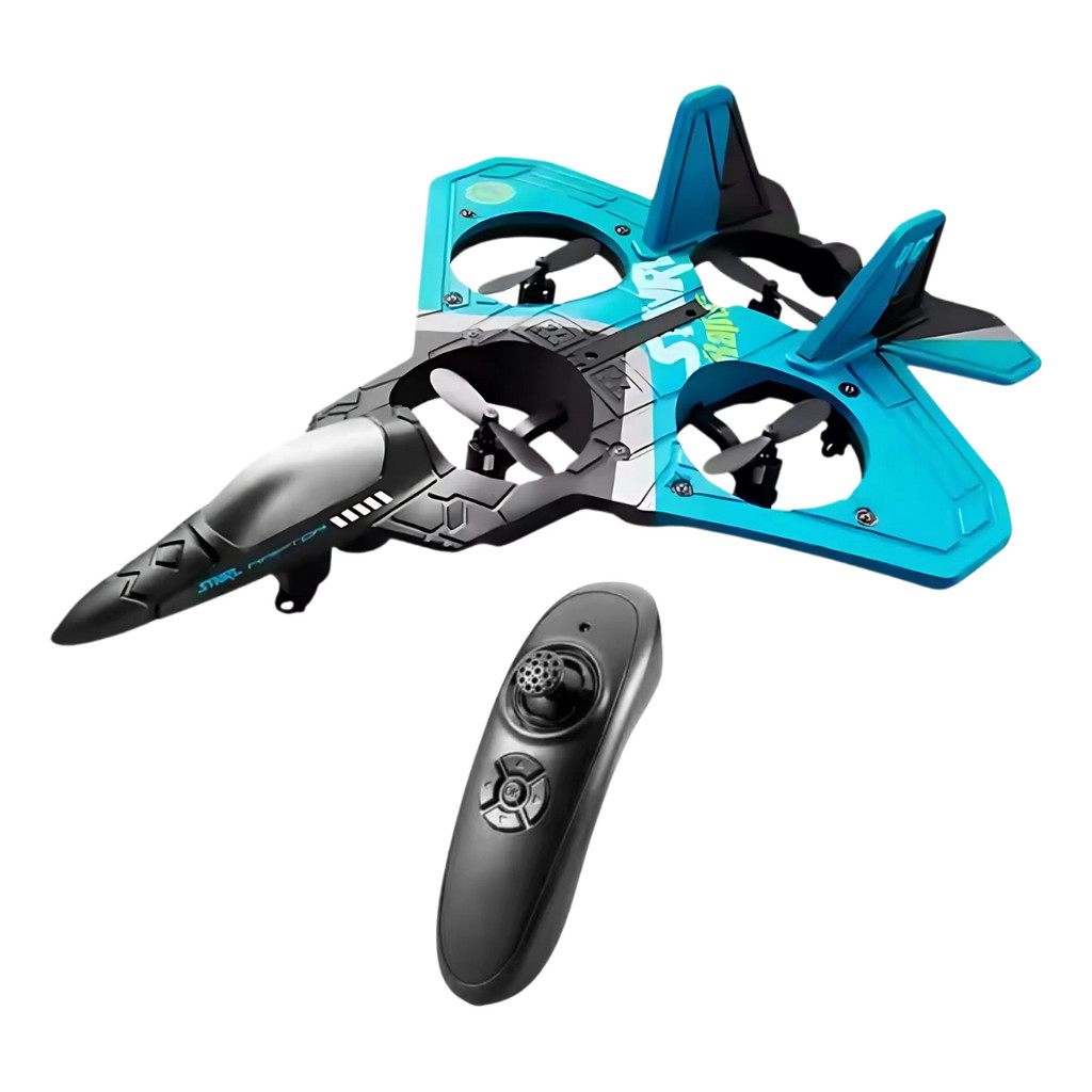 Avião De Controle Remoto Para Criança Aero Jato Caça Drone